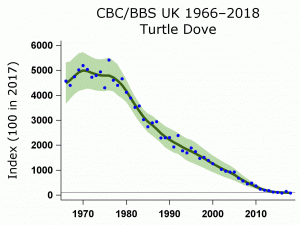 Bird Trends of Turtle Dove